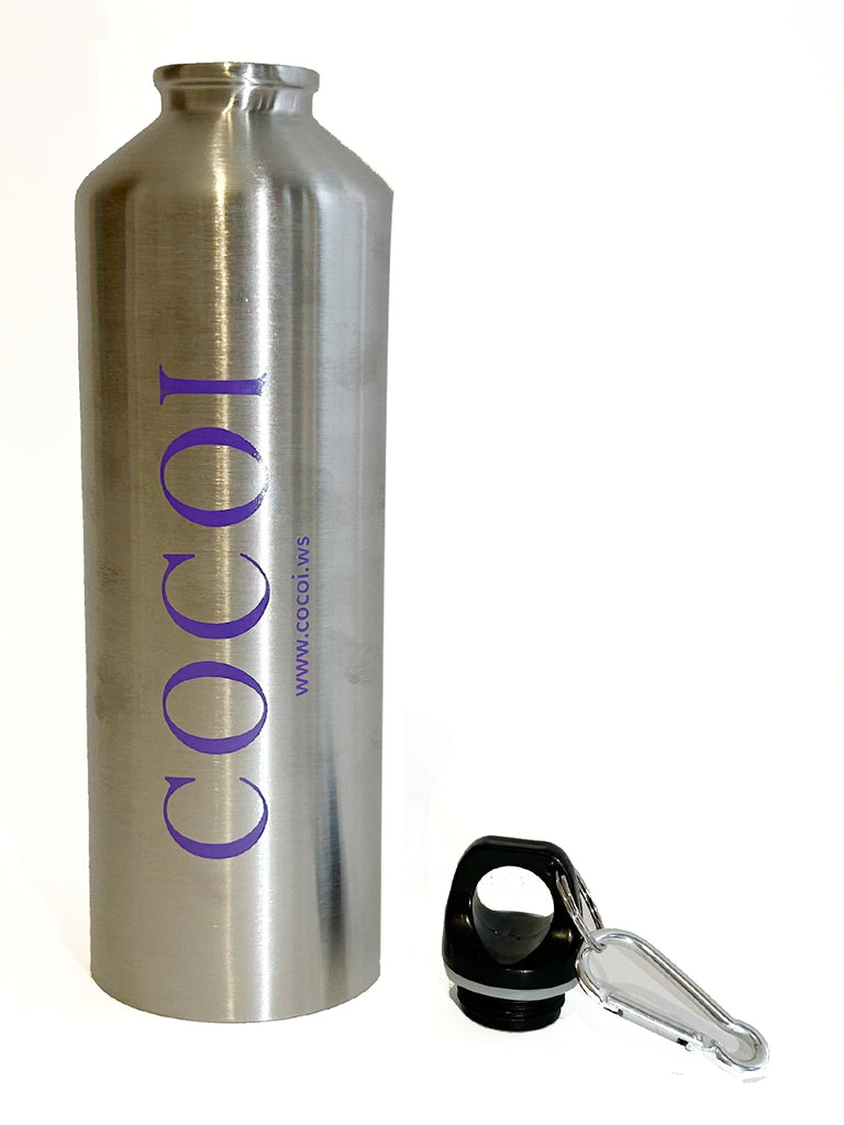 Botella de Acero Inoxidable Transportable – COCOI.WS, image size:768x1024