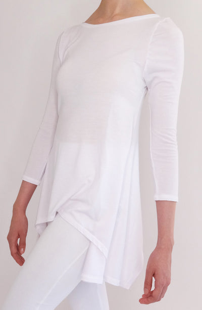 Blusa Lounge Zen Blanca - COCOI.WS ropa blanca yoga kundalini