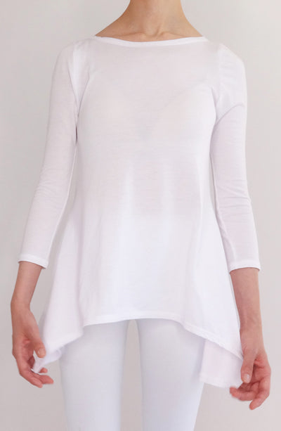 Blusa Lounge Zen Blanca - COCOI.WS ropa blanca yoga kundalini