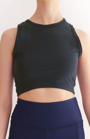 Crop Fit Gris - COCOI.WS ropa de yoga mujer